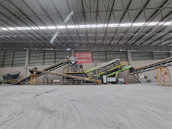 南京移動式瓜米石制砂生產線