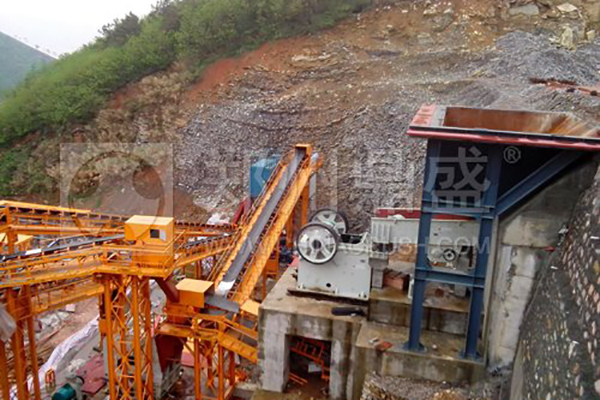 湖北省黃岡市石灰石生產線01