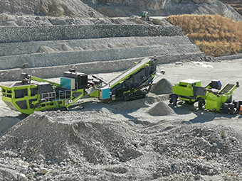 移動式砂石生產線